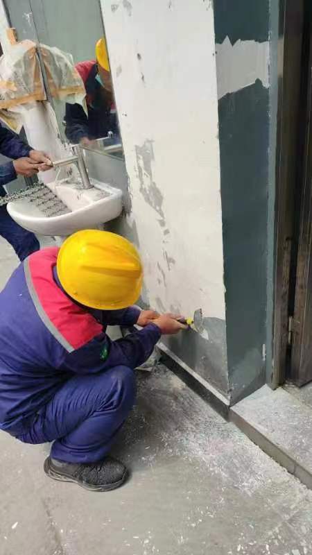 原有外墙油漆脱落维修